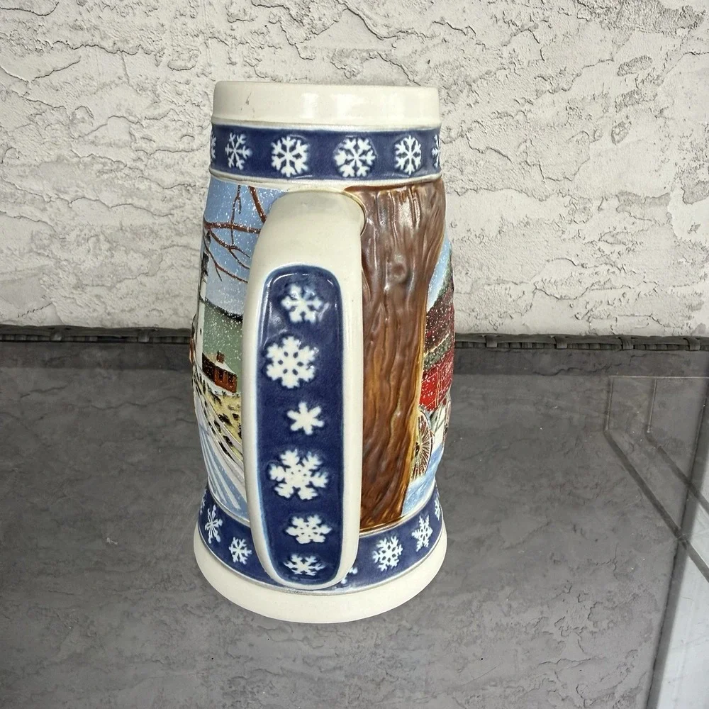 Budweiser 1995 Holiday Stein 